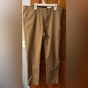 Calvin Klein Straight-Leg Khakis and Cream Sweater